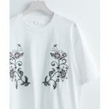 ボタニカルシシュウクルーネックTシャツ(5分袖) | SENSE OF PLACE | 詳細画像16