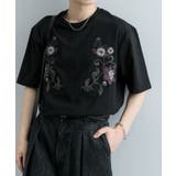ボタニカルシシュウクルーネックTシャツ(5分袖) | SENSE OF PLACE | 詳細画像18