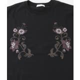 ボタニカルシシュウクルーネックTシャツ(5分袖) | SENSE OF PLACE | 詳細画像8
