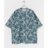 アブストラクトプリントTシャツ(5分袖) | SENSE OF PLACE | 詳細画像6 