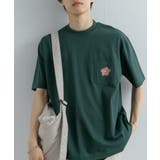 GREEN | 『ユニセックス』ポップアートフラワーグラフィックTシャツ D | SENSE OF PLACE