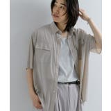 BEIGE | 『UR TECH MoLight』 Wポケットシャツ(5分袖) | SENSE OF PLACE