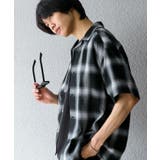 『Sサイズあり』『ユニセックス』オンブレチェックオープンカラーシャツ | SENSE OF PLACE | 詳細画像9