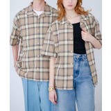 『Sサイズあり』『ユニセックス』オンブレチェックオープンカラーシャツ | SENSE OF PLACE | 詳細画像38