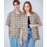 『Sサイズあり』『ユニセックス』オンブレチェックオープンカラーシャツ | SENSE OF PLACE | 詳細画像40