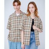 『Sサイズあり』『ユニセックス』オンブレチェックオープンカラーシャツ | SENSE OF PLACE | 詳細画像41