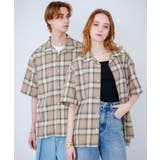 『Sサイズあり』『ユニセックス』オンブレチェックオープンカラーシャツ | SENSE OF PLACE | 詳細画像43