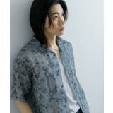 シアープリントオープンカラーショートスリーブシャツ | SENSE OF PLACE | 詳細画像25