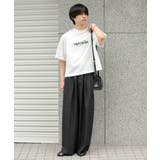 ボリュームダブルタックワイドパンツ | SENSE OF PLACE | 詳細画像17