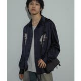 NAVY | ボタニカルシシュウロングスリーブシャツ | SENSE OF PLACE