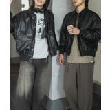 『Sサイズあり』『ユニセックス』フェイクレザーブルゾン | SENSE OF PLACE | 詳細画像9