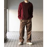 ブロッキングステッチクルーネックニット | SENSE OF PLACE | 詳細画像27
