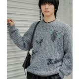 グラフィックプリントルーズクルーネックニット | SENSE OF PLACE | 詳細画像12