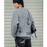 グラフィックプリントルーズクルーネックニット | SENSE OF PLACE | 詳細画像15