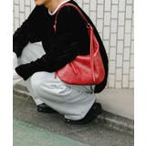RED | フェイクレザーヴィンテージハンドバッグ | SENSE OF PLACE