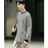 ワッフルボーダーロングTシャツ | SENSE OF PLACE | 詳細画像12