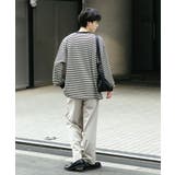 ワッフルボーダーロングTシャツ | SENSE OF PLACE | 詳細画像17