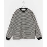 ワッフルボーダーロングTシャツ | SENSE OF PLACE | 詳細画像2