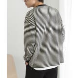ワッフルボーダーロングTシャツ | SENSE OF PLACE | 詳細画像22
