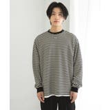 ワッフルボーダーロングTシャツ | SENSE OF PLACE | 詳細画像25