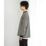 ワッフルボーダーロングTシャツ | SENSE OF PLACE | 詳細画像26