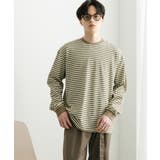 ワッフルボーダーロングTシャツ | SENSE OF PLACE | 詳細画像29