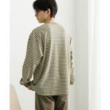 ワッフルボーダーロングTシャツ | SENSE OF PLACE | 詳細画像32