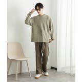 ワッフルボーダーロングTシャツ | SENSE OF PLACE | 詳細画像33