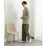 ワッフルボーダーロングTシャツ | SENSE OF PLACE | 詳細画像34