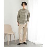 ワッフルボーダーロングTシャツ | SENSE OF PLACE | 詳細画像40
