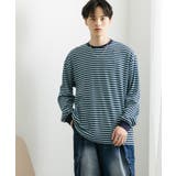 ワッフルボーダーロングTシャツ | SENSE OF PLACE | 詳細画像42
