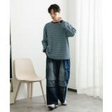 ワッフルボーダーロングTシャツ | SENSE OF PLACE | 詳細画像47