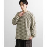 ワッフルボーダーロングTシャツ | SENSE OF PLACE | 詳細画像49