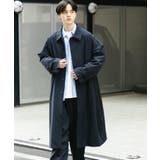 NAVY | 『ユニセックス』バルマカーンロングコート | SENSE OF PLACE