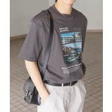 CHARCOAL | Cityscape photo Short-Sleeve T-shirts | SENSE OF PLACE
