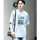 L.BLUE | Cityscape photo Short-Sleeve T-shirts | SENSE OF PLACE