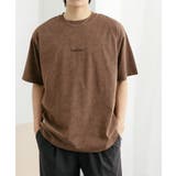 BROWN | スノーダイクルーネックロゴTシャツ | SENSE OF PLACE