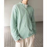 『ユニセックス』メッシュ衿付きカーディガン | SENSE OF PLACE | 詳細画像20