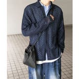 『ユニセックス』メッシュ衿付きカーディガン | SENSE OF PLACE | 詳細画像25