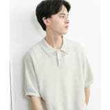 『一部WEB限定カラー』『ユニセックス』エアリーメランジニットポロシャツ | SENSE OF PLACE | 詳細画像33