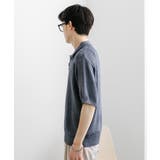 『一部WEB限定カラー』『ユニセックス』エアリーメランジニットポロシャツ | SENSE OF PLACE | 詳細画像46