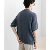 『一部WEB限定カラー』『ユニセックス』エアリーメランジニットポロシャツ | SENSE OF PLACE | 詳細画像50