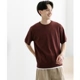 クルーネックニットショートスリーブTシャツ | SENSE OF PLACE | 詳細画像18