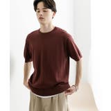クルーネックニットショートスリーブTシャツ | SENSE OF PLACE | 詳細画像19