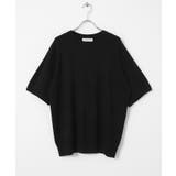 クルーネックニットショートスリーブTシャツ | SENSE OF PLACE | 詳細画像2