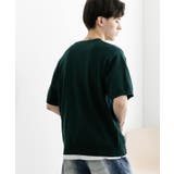 クルーネックニットショートスリーブTシャツ | SENSE OF PLACE | 詳細画像27
