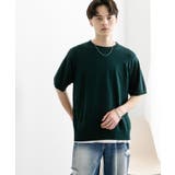 クルーネックニットショートスリーブTシャツ | SENSE OF PLACE | 詳細画像28