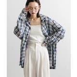 『ユニセックス』シアーチェックオープンカラーロングスリーブシャツ | SENSE OF PLACE | 詳細画像27
