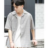 チェックオープンカラーショートスリーブシャツ | SENSE OF PLACE | 詳細画像24