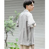 チェックオープンカラーショートスリーブシャツ | SENSE OF PLACE | 詳細画像29